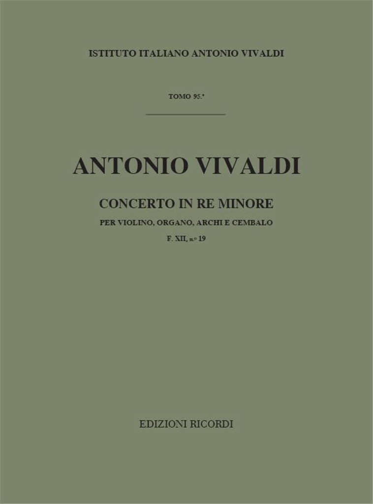 Concerti Per Strumenti Diversi E B.C.: